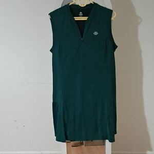 Green Sleeveless Mini Dress